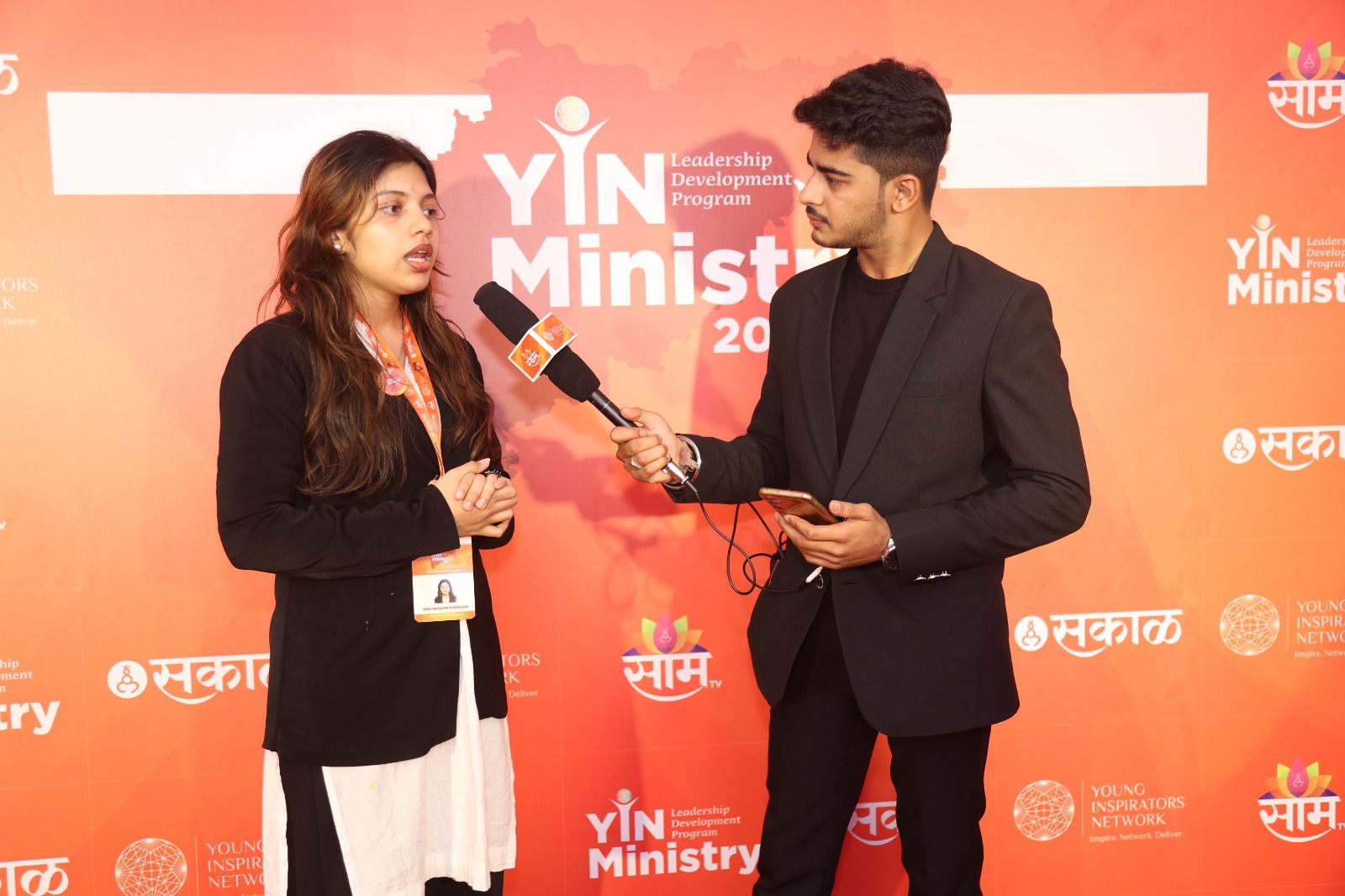 Media interview at YIN Leadership Programme